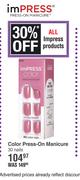 impress Color Press-On Manicure (30 Nails)