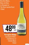 Porcupine Ridge Sauvignon Blanc, Chardonnay Or Chenin Blanc-750ml