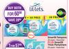 Lil-Lets Smartfit Tampons 32 Pack Plus Smartfit Thick Pantyliners 50 Pack Assorted-Both For