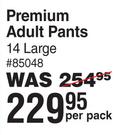 Softi Premium Adult Pants 14 Large-Per Pack