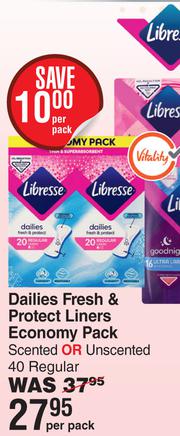 Special Libresse Dailies Fresh & Protect Liners Economy Pack