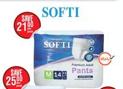 Softi Premium Adult Pants 14 Large-Per Pack