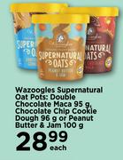 dWazoogles Supernatural Oat Pots: Double Chocolate Maca 95g-Each