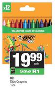 Bic Kids Crayons-12s Each
