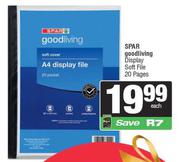 Spar Good Living Display Soft File 20 Pages-Each