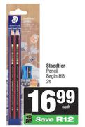 Staedtler Pencil Begin HB-2s Each