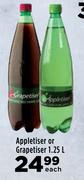 Appletiser Or Grapetiser-1.25L Each