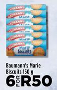 Baumann's Marie Biscuits-For 6 x 150g