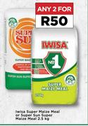 Iwisa Super Maize Meal Or Super Sun Super Maize Meal-For 2 x 2.5Kg