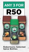 Robertsons Selected Spice Bottles-For 3