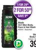Blade 3 In 1 Men Body, Face & Hair Wash Assorted-400ml