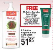 EF-Active HygienE Clean Hand Wash Assorted-500ml