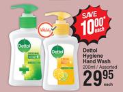 Dettol Hygiene Hand Wash Assorted-200ml Each