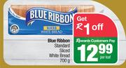 Blue Ribbon Standard Sliced White Bread-700g Per Loaf
