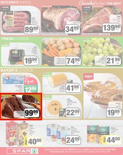 SPAR EASTERN CAPE : Get More Easter Savings (05 April - 18 April 2022) | Valid In Acres, Algoa Park, Algoa Foods, Aliwal North, Aspen, Buffalo Flats, Burgersdorp, Cambridge, Camdeboo, Cradock, page 9
