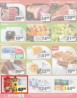 SPAR EASTERN CAPE : Get More Easter Savings (05 April - 18 April 2022) | Valid In Acres, Algoa Park, Algoa Foods, Aliwal North, Aspen, Buffalo Flats, Burgersdorp, Cambridge, Camdeboo, Cradock, page 9