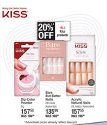 Kiss Bare But Better Nails (28 Nails) Assorted