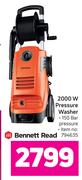 Bennett Read 2000W Pressure Washer