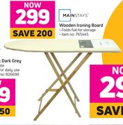 Mainstays Wooden Ironing Board