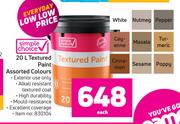Simple Choice 20L Textured Paint-Each