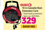 Ellies 10m Cassette Reel Extension Cord