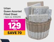 Urban Queen Assorted Fitted Sheet-Each