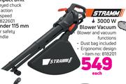 Stramm 3000W Blower Vacuum-Each