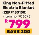 Pure Pleasure King Non Fitted Electric Blanket