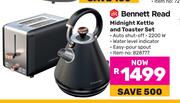 Bennett Read Midnight Kettle & Toaster Set