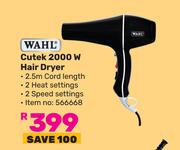 Wahl Cutek 2000 W Hair Dryer