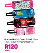Branded Pencil Cases Barrel-25cm Each