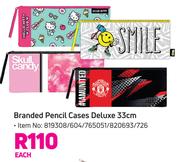 Branded Pencil Cases Deluxe 33cm-Each