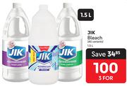 Jik Bleach (All Variants)-For 3 x 1.5L
