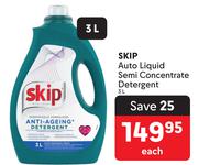 Skip Auto Liquid Semi Concentrate Detergent-3L Each