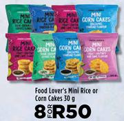 Food Lover's Mini Rice Or Corn Cakes-For 8 x 30g