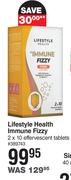 Lifestyle Health Immune Fizzy 2 x 10 Effervescent Tablets