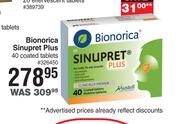 Bionorica Sinupret Plus 40 Coated Tablets