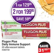 Flugon Plus Daily Immune Support 20 Effervescent Tablets-For 2