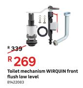 Wirquin Toilet Mechanism Front Flush (Low Level)