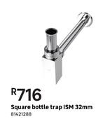ISM Square Bottle Trap 32 mm