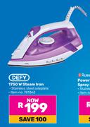 Defy 1750W Steam Iron