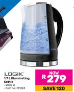 Logik 1.7L Illuminating Kettle