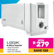 Logik 4 Slice Toaster