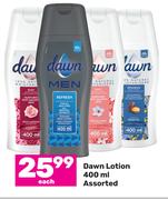 Dawn Lotion Assorted-400ml Each