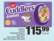 Cuddlers Comfort Disposable Nappies Value Pack-Per Pack