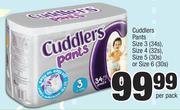 Cuddlers Pants-Per Pack