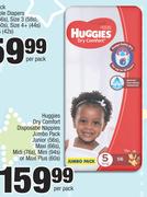 Huggies Dry Comfort Disposable Nappies Jumbo Pack-Per Pack