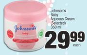 Johnson's Baby Aqueous Cream (Selected)-350ml