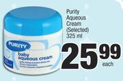 Purity Aqueous Cream (Selected)-325ml
