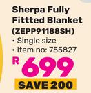 Pure Pleasure Sherpa Fully Fitted Blanket ZEPP91188SH